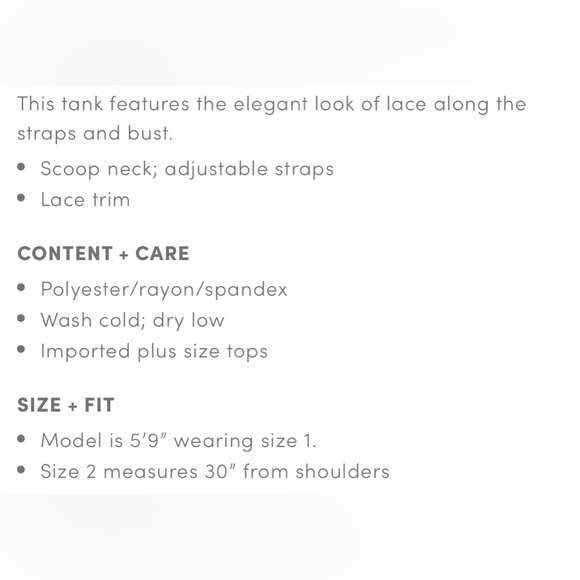 Torrid Ribbed Scoop Neck Lace Strap Tank 4/4X/26 - Picture 6 of 8